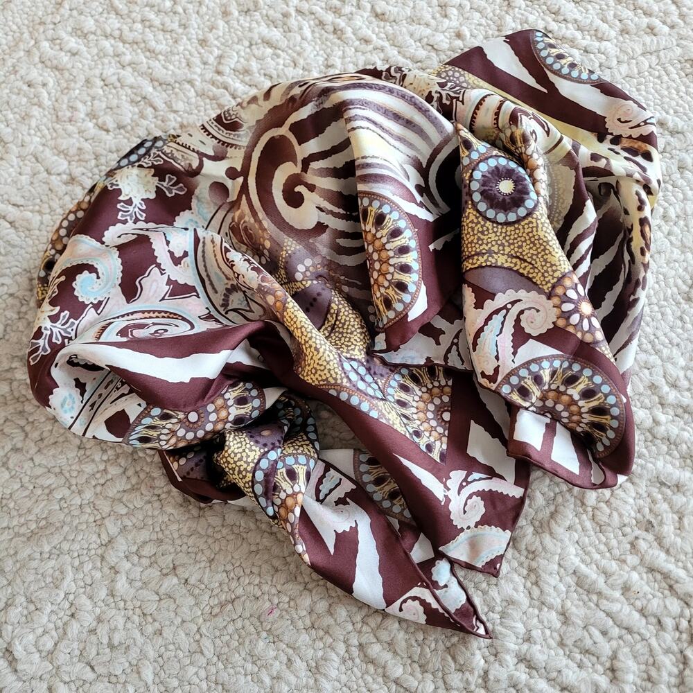 Funky Retro Silk Scarf Codello